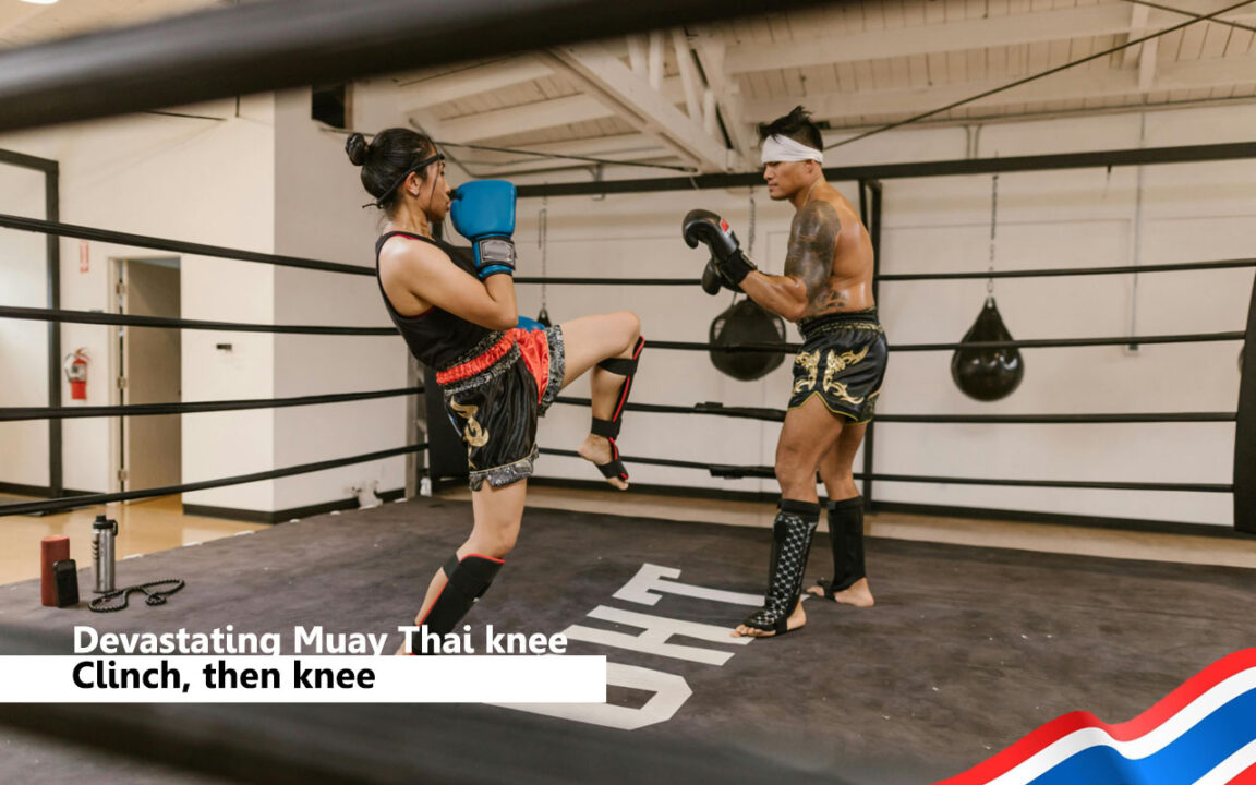 Precision knee strike.