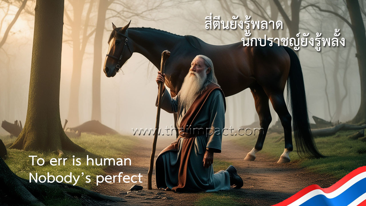 Si Tin Yang Ru Phlad Meaning, Nobody’s perfect