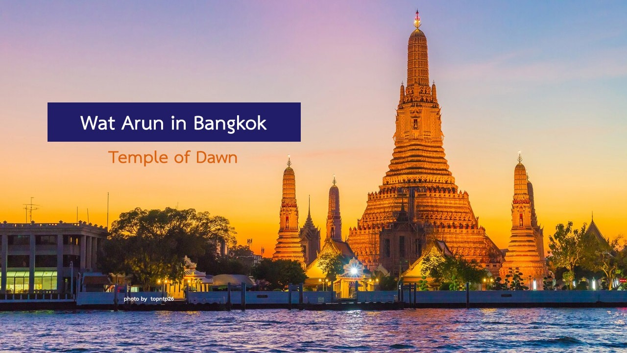 ancient temples Thailand, Wat Arun in Bangkok