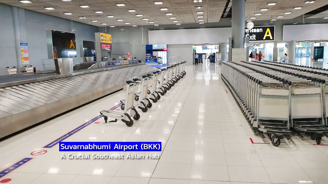 Suvarnabhumi Airport (BKK) - Crucial Southeast Asian Hub