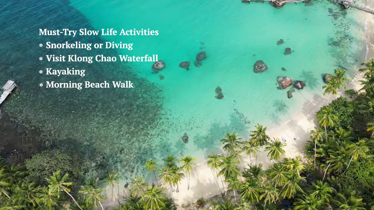Koh Kood snorkeling, Koh Kood waterfall,Klong Chao Waterfall, Koh Kood
