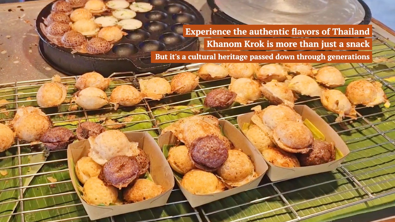 Kanom Krok Street Food,Best pancakes in the world 2024,TasteAtlas Thai dessert ranking,Thai coconut pancake