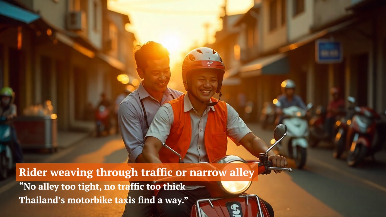 how much is a motorbike taxis in Bangkok, Thai motorbike taxis cultural experience