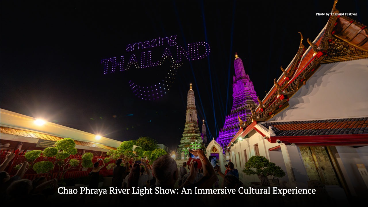 Vijit Chao Phraya 2025, Chao Phraya River light show
