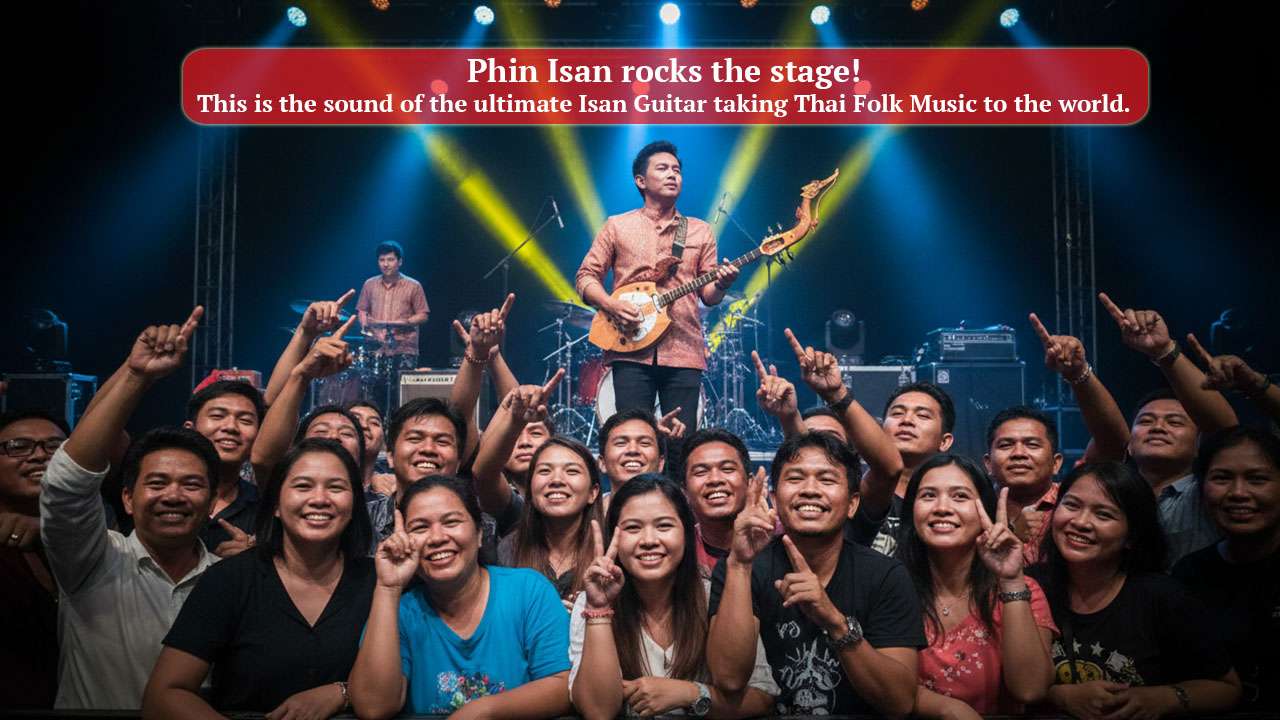 Phin Isan,Isan Guitar,Thai Lute,Thai Electric Guitar,Isan Music
