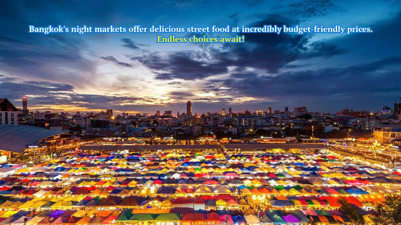 Bangkok night market,